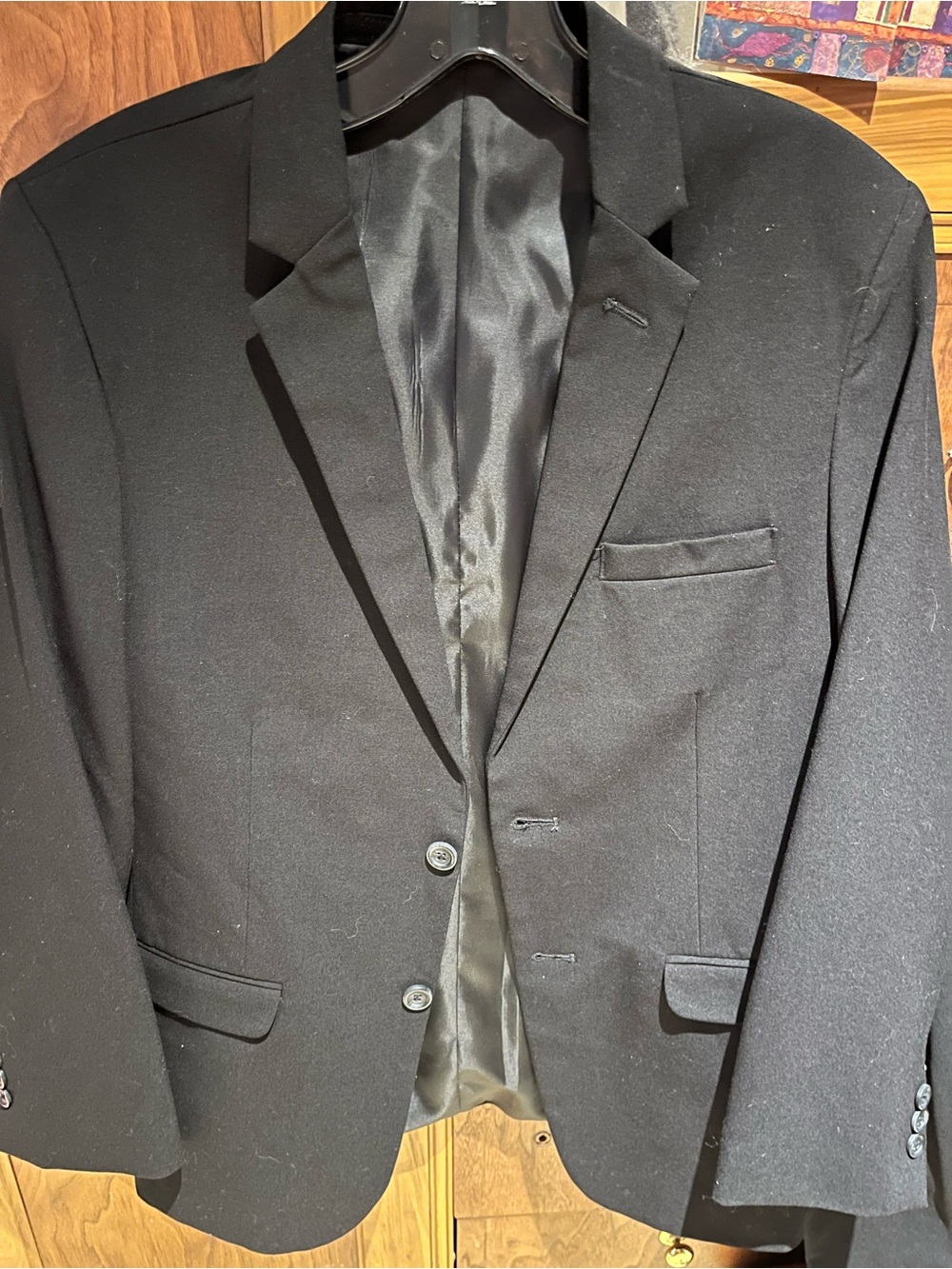 Calvin Klein Black Boys' Suit / Blazer - Classic Two-Button Jacket and pants